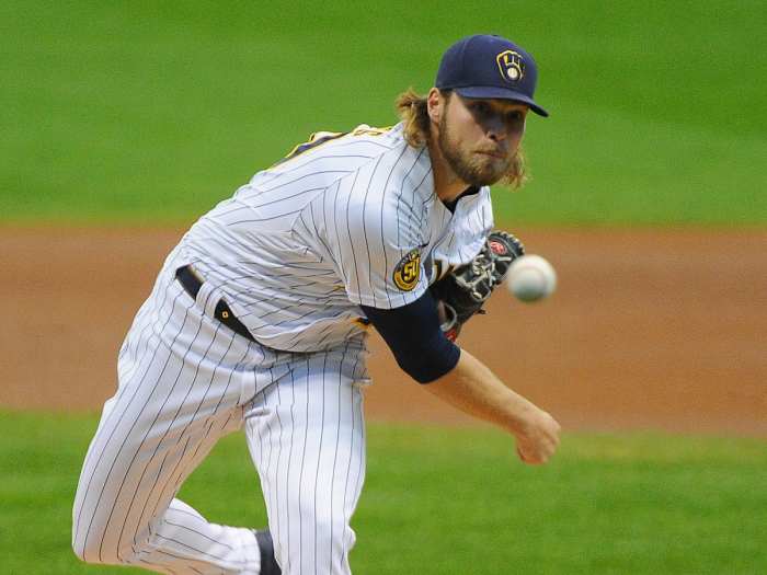 Corbin Burnes pitching